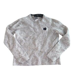 Ireland’s Eye Kids Notre Dame Crew Neck Wool Sweater
